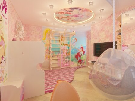 Фото Дизайн интерьера детской комнаты ул Сикорского